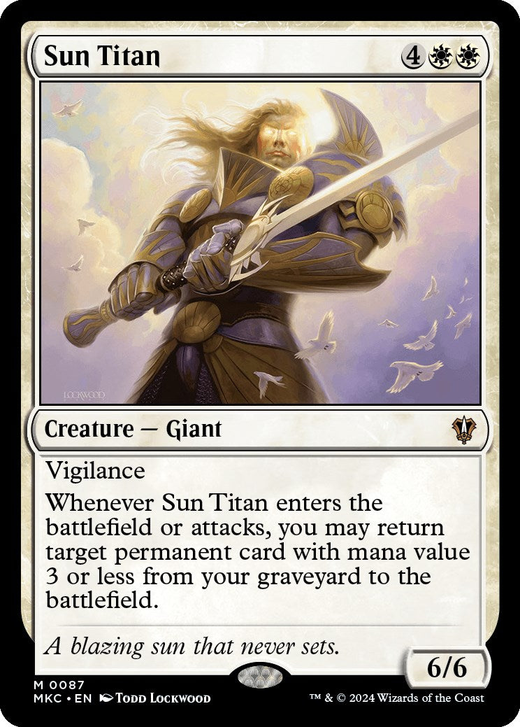 Sun Titan [Murders at Karlov Manor Commander] | Gamer Loot