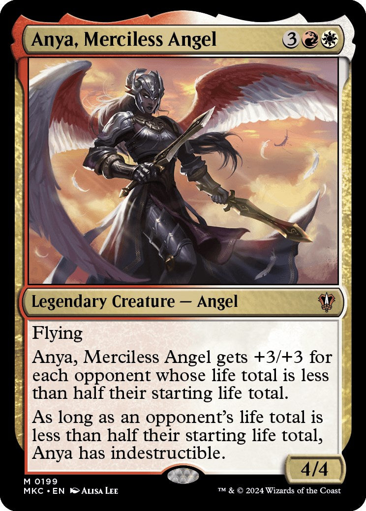 Anya, Merciless Angel [Murders at Karlov Manor Commander] | Gamer Loot