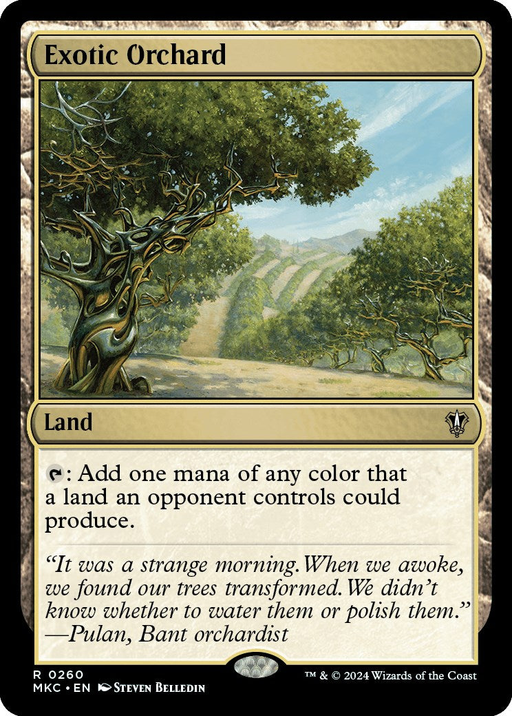 Exotic Orchard [Murders at Karlov Manor Commander] | Gamer Loot