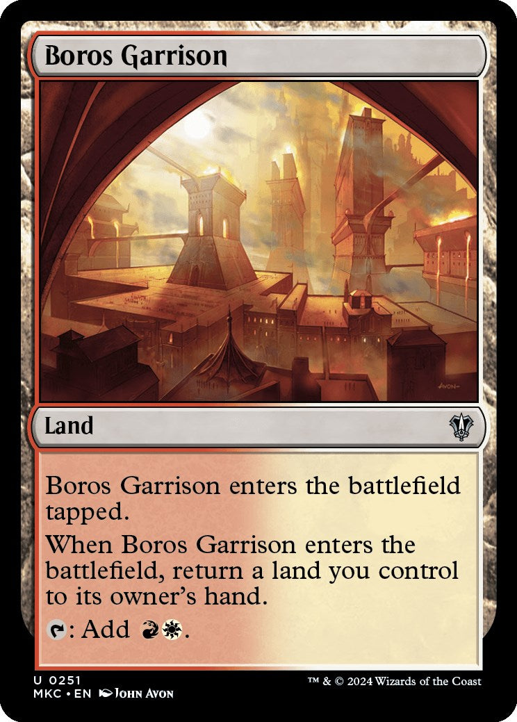 Boros Garrison [Murders at Karlov Manor Commander] | Gamer Loot