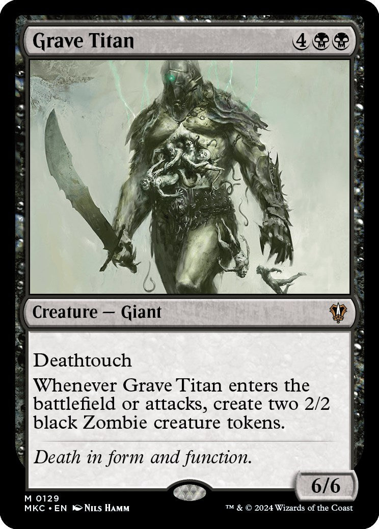 Grave Titan [Murders at Karlov Manor Commander] | Gamer Loot
