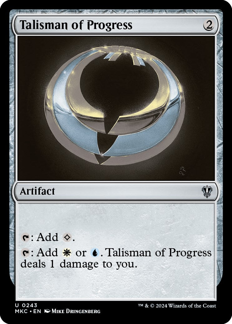 Talisman of Progress [Murders at Karlov Manor Commander] | Gamer Loot