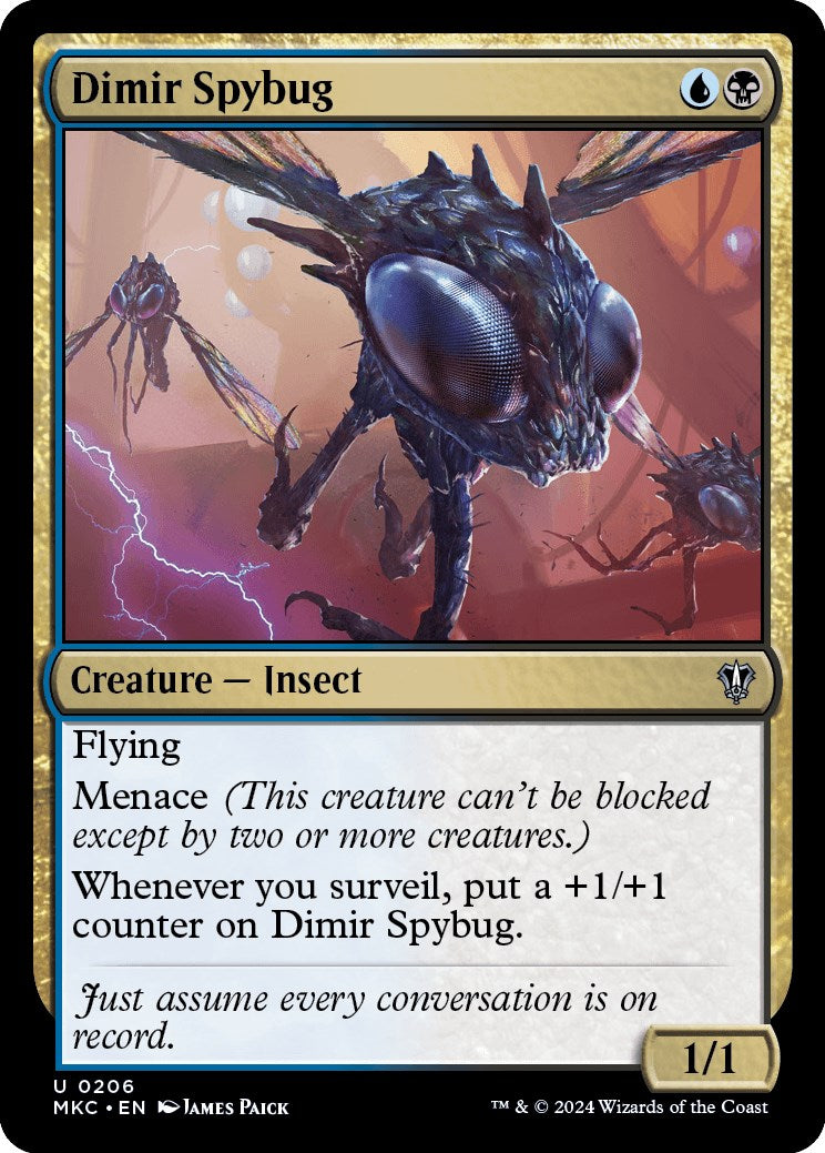 Dimir Spybug [Murders at Karlov Manor Commander] | Gamer Loot