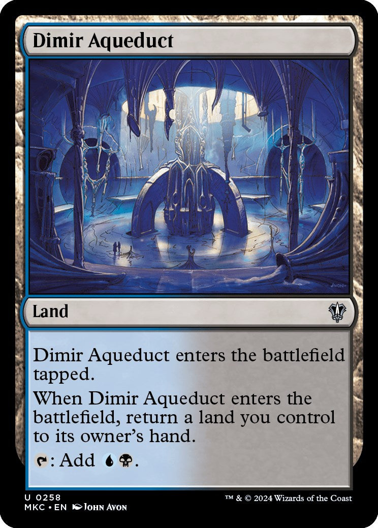Dimir Aqueduct [Murders at Karlov Manor Commander] | Gamer Loot