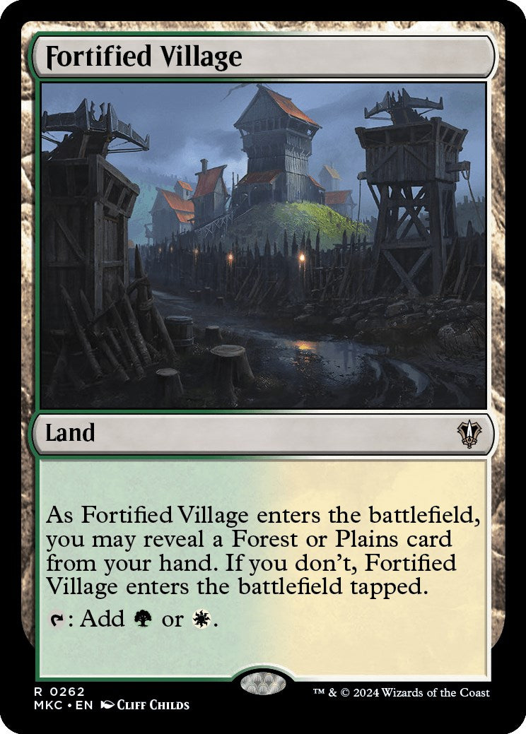 Fortified Village [Murders at Karlov Manor Commander] | Gamer Loot