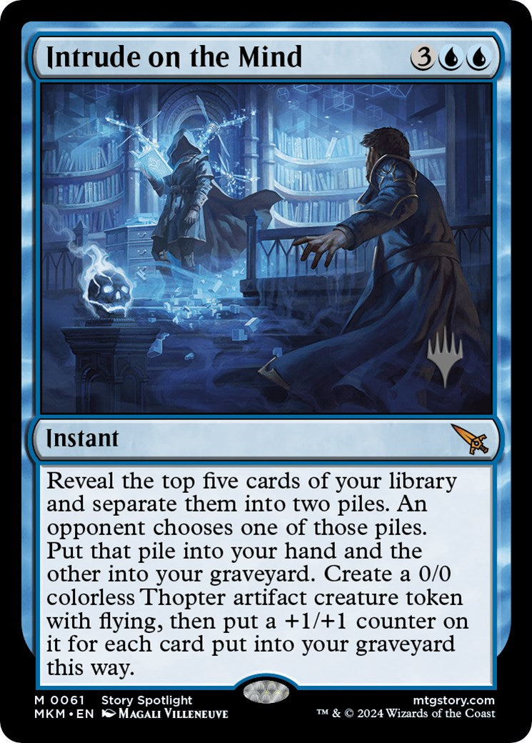 Intrude on the Mind (Promo Pack) [Murders at Karlov Manor Promos] | Gamer Loot