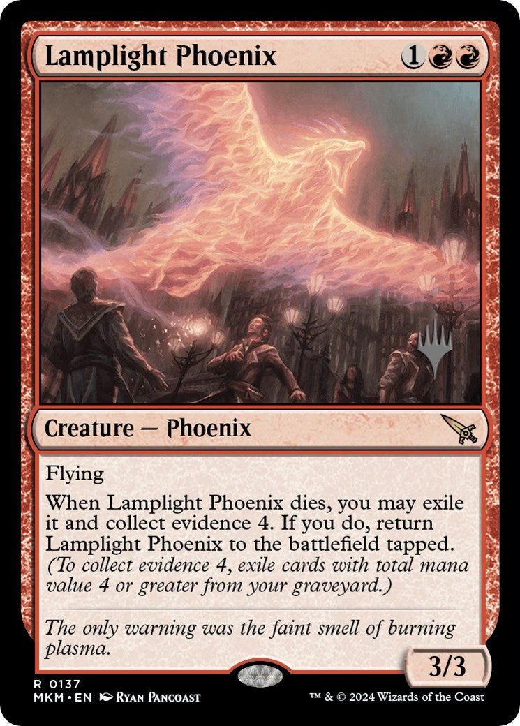 Lamplight Phoenix (Promo Pack) [Murders at Karlov Manor Promos] | Gamer Loot