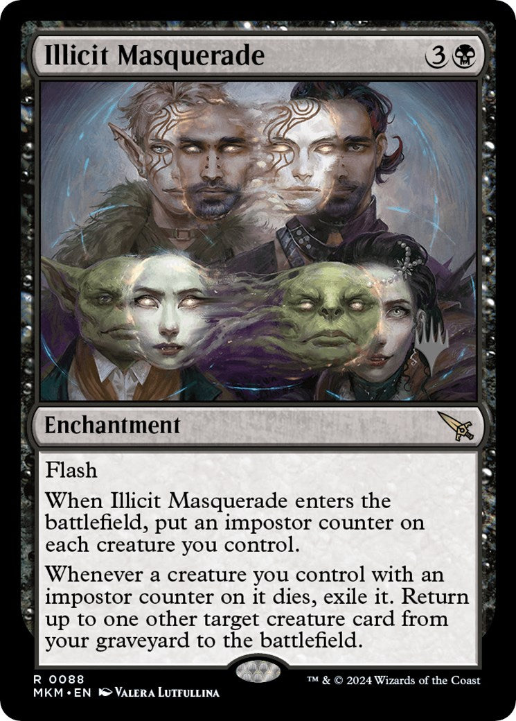 Illicit Masquerade (Promo Pack) [Murders at Karlov Manor Promos] | Gamer Loot