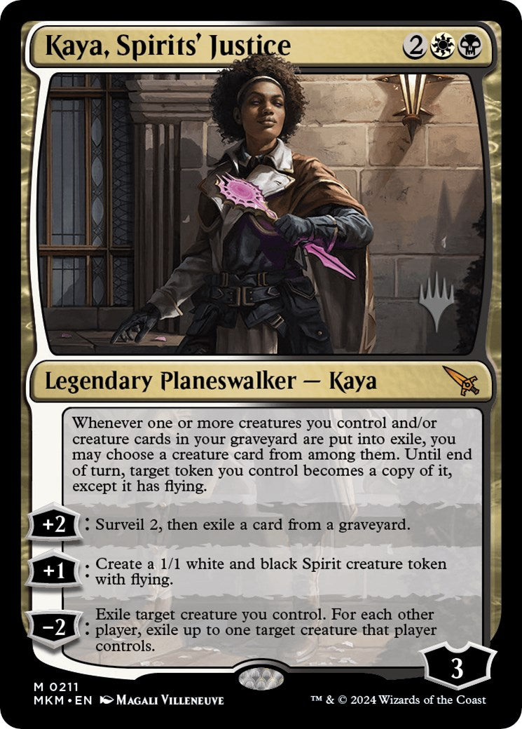 Kaya, Spirits' Justice (Promo Pack) [Murders at Karlov Manor Promos] | Gamer Loot