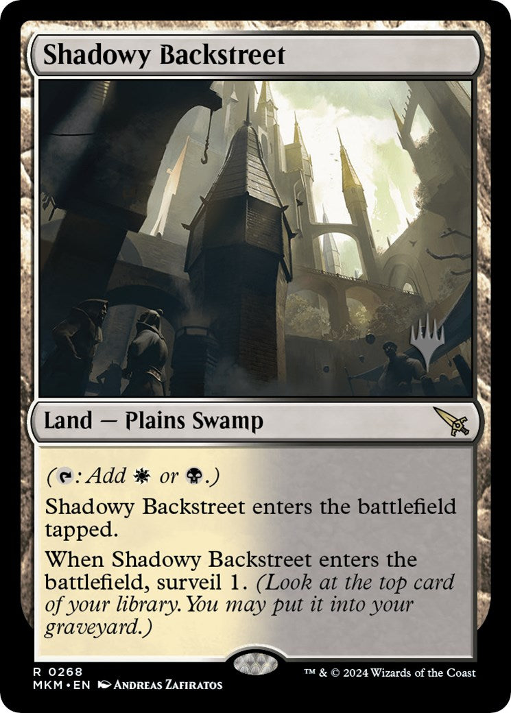 Shadowy Backstreet (Promo Pack) [Murders at Karlov Manor Promos] | Gamer Loot