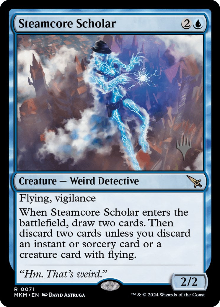 Steamcore Scholar (Promo Pack) [Murders at Karlov Manor Promos] | Gamer Loot