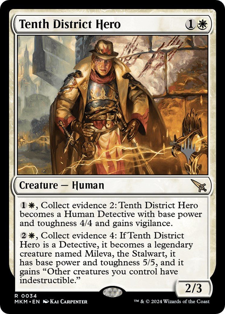 Tenth District Hero (Promo Pack) [Murders at Karlov Manor Promos] | Gamer Loot