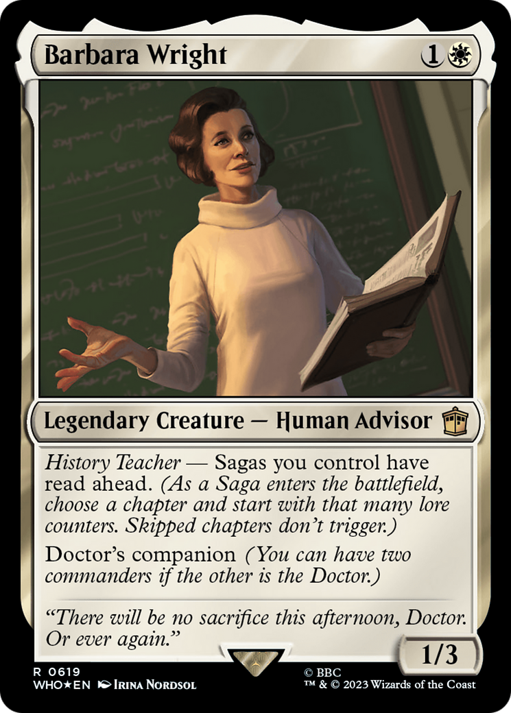 Barbara Wright (Surge Foil) [Doctor Who] | Gamer Loot