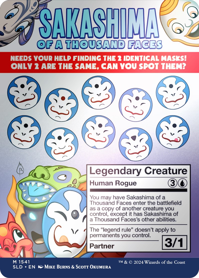 Sakashima of a Thousand Faces (Rainbow Foil) [Secret Lair Drop Series] | Gamer Loot
