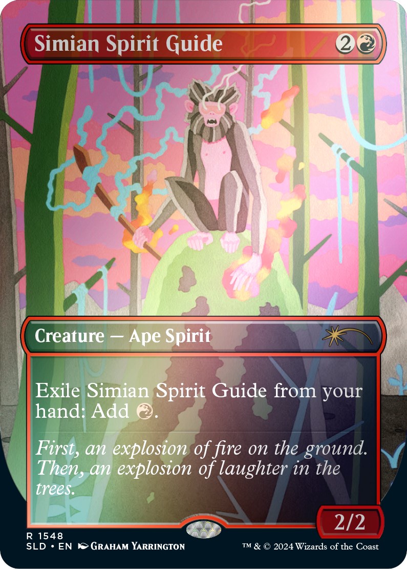 Simian Spirit Guide (Rainbow Foil) [Secret Lair Drop Series] | Gamer Loot