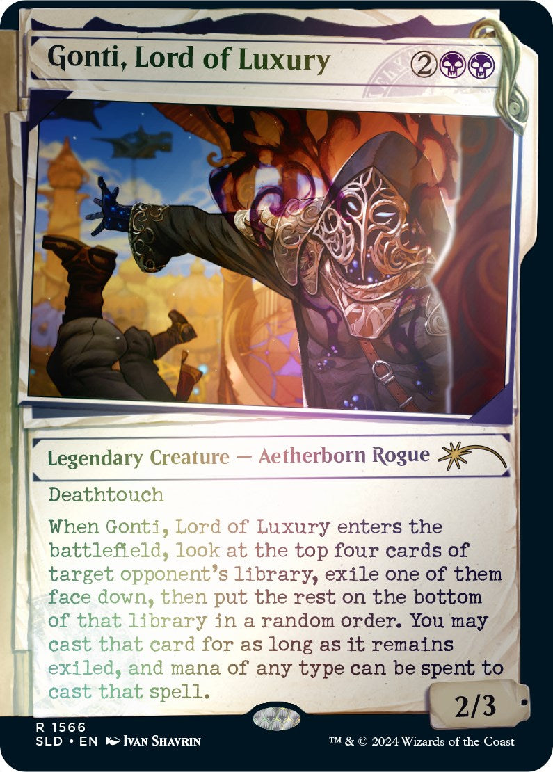 Gonti, Lord of Luxury (Rainbow Foil) [Secret Lair Drop Series] | Gamer Loot