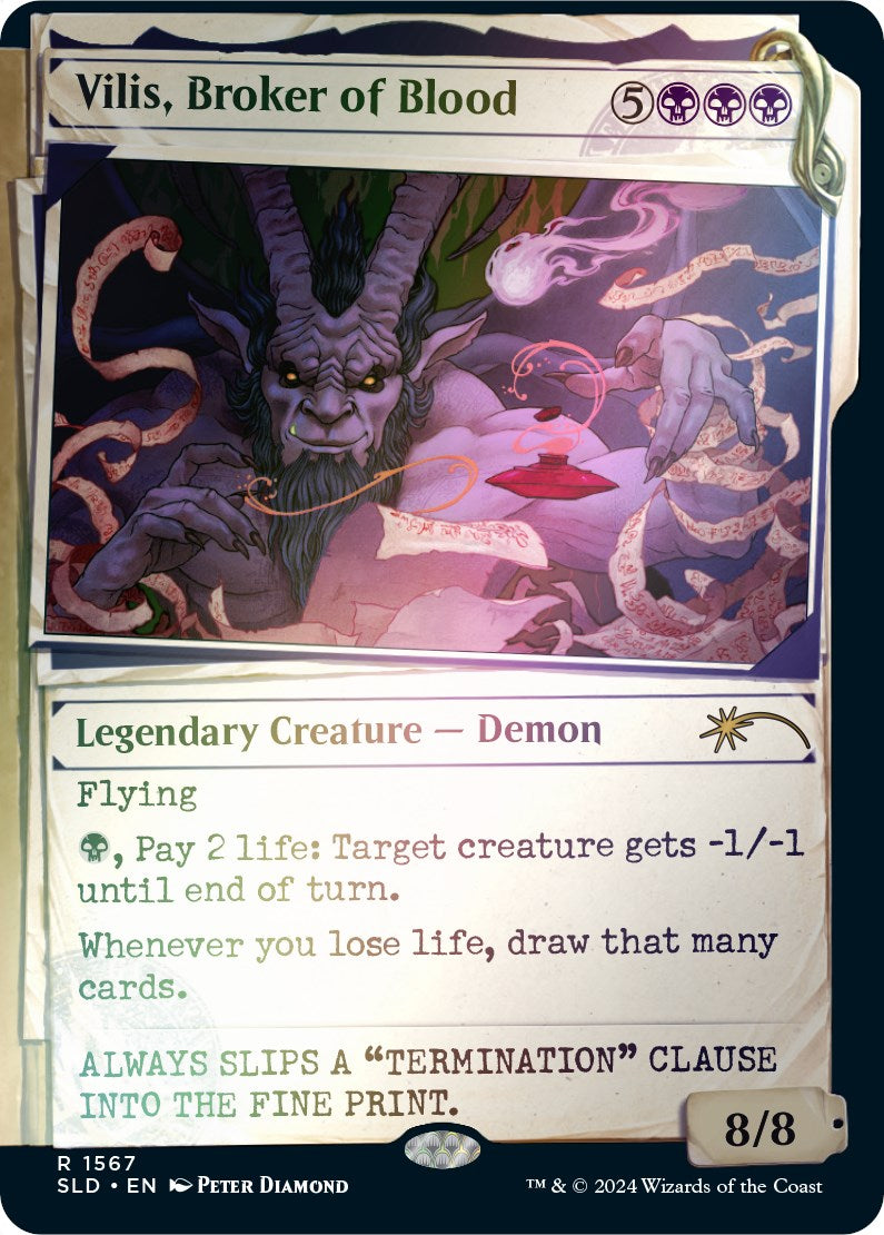 Vilis, Broker of Blood (Rainbow Foil) [Secret Lair Drop Series] | Gamer Loot