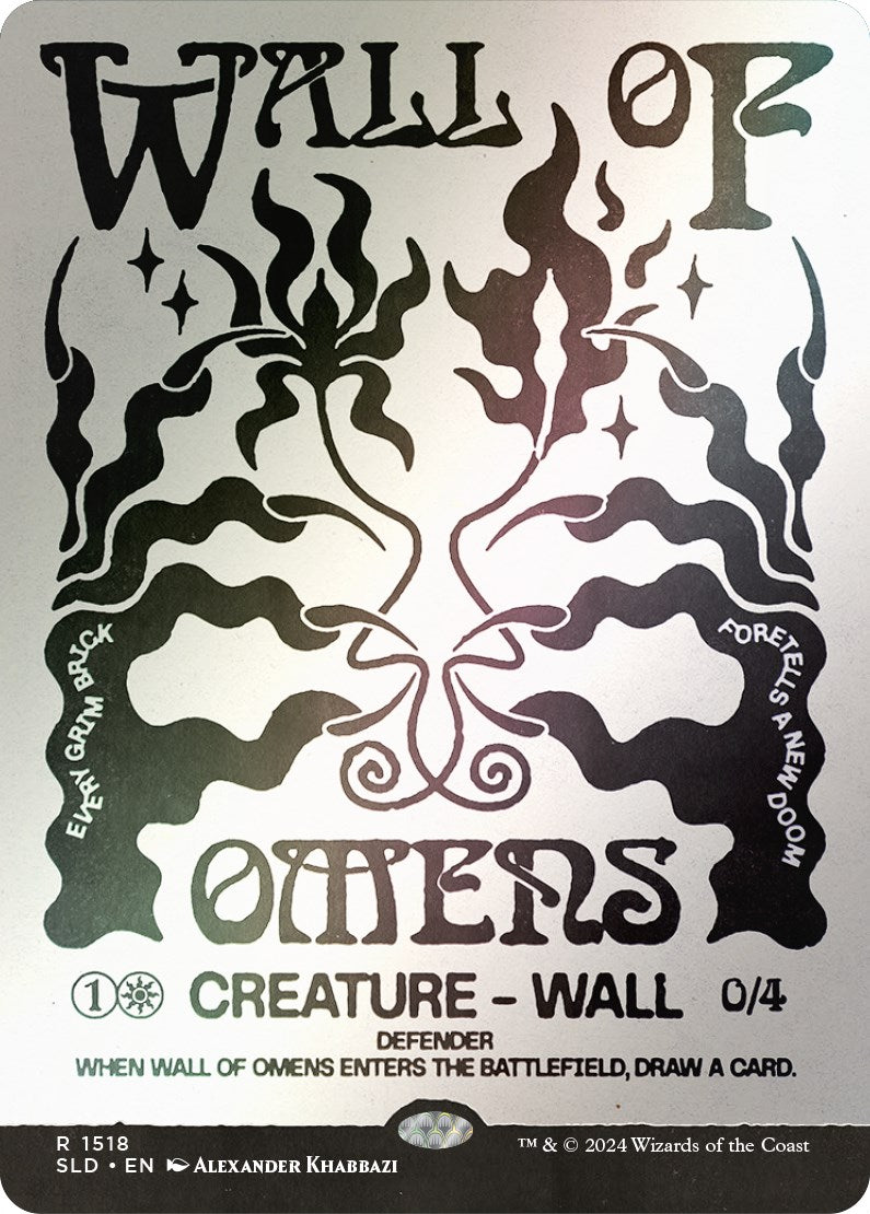 Wall of Omens (Rainbow Foil) [Secret Lair Drop Series] | Gamer Loot