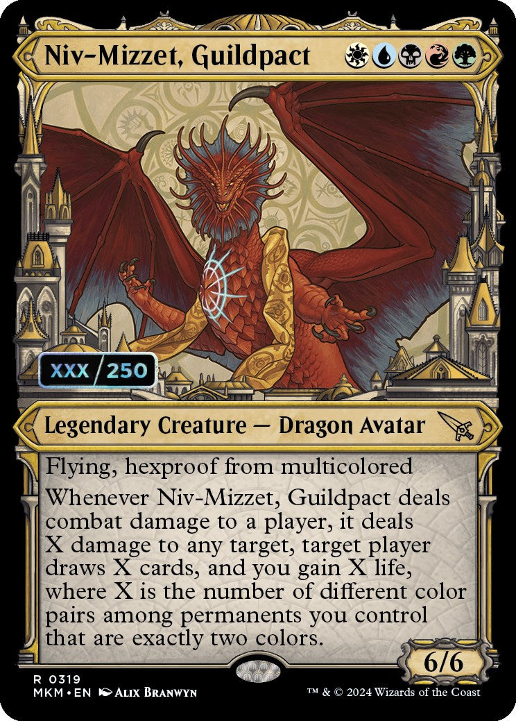 Niv-Mizzet, Guildpact (Serialized) [Murders at Karlov Manor] | Gamer Loot