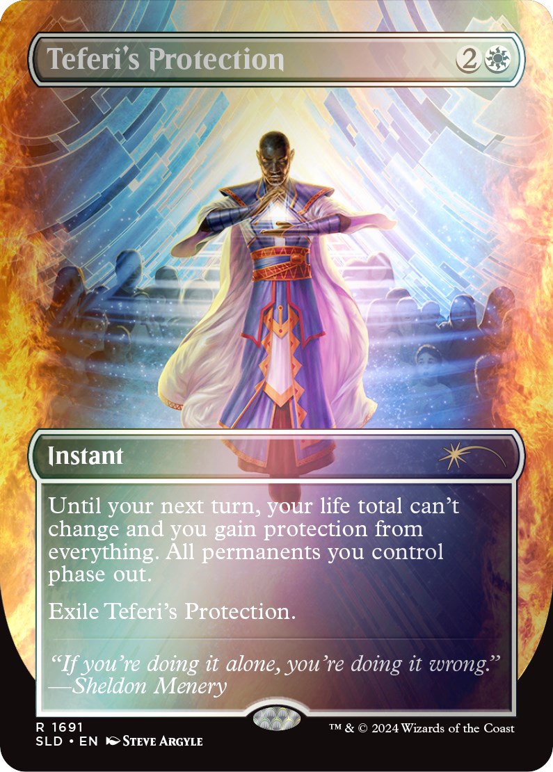 Teferi's Protection (1691) (Rainbow Foil) [Secret Lair Drop Series] | Gamer Loot