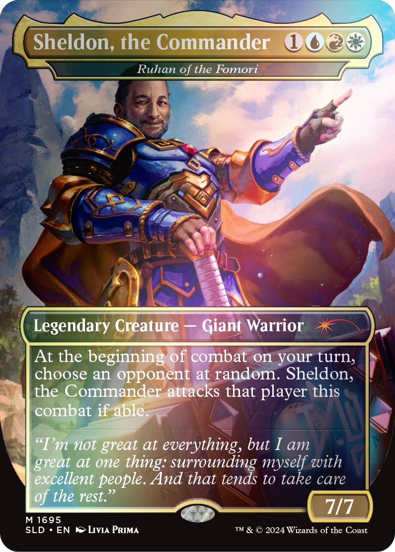 Sheldon, the Commander - Ruhan of the Fomori (Rainbow Foil) [Secret Lair Drop Series] | Gamer Loot