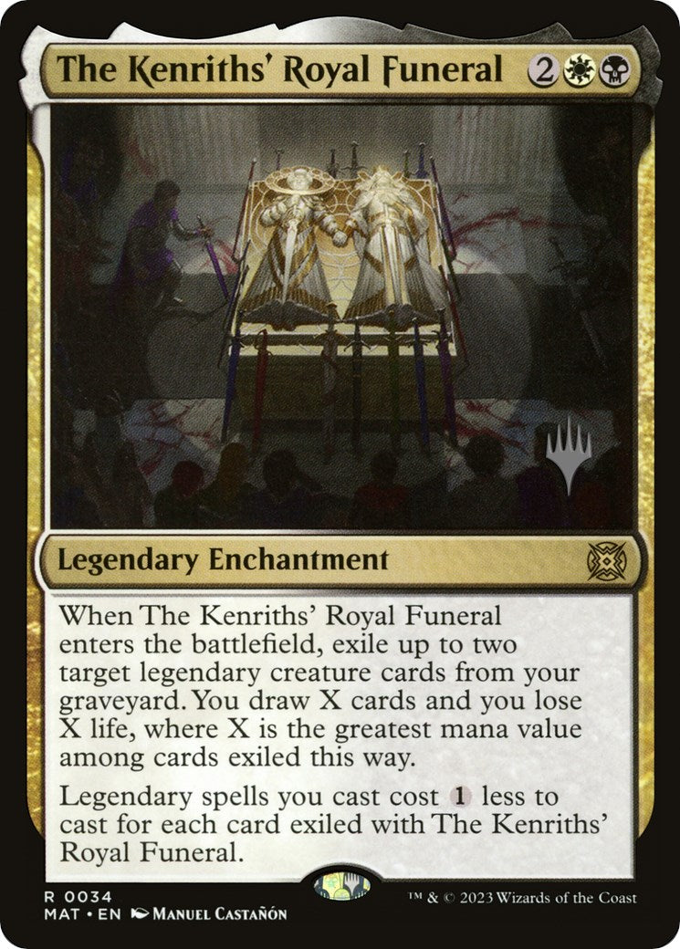 The Kenriths' Royal Funeral (Promo Pack) [Murders at Karlov Manor Promos] | Gamer Loot