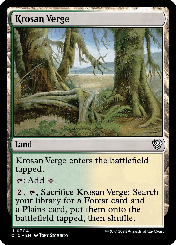Krosan Verge [Outlaws of Thunder Junction Commander] | Gamer Loot