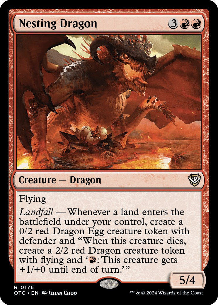 Nesting Dragon [Outlaws of Thunder Junction Commander] | Gamer Loot