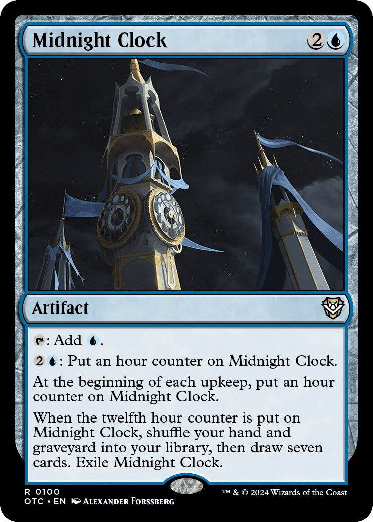 Midnight Clock [Outlaws of Thunder Junction Commander] | Gamer Loot