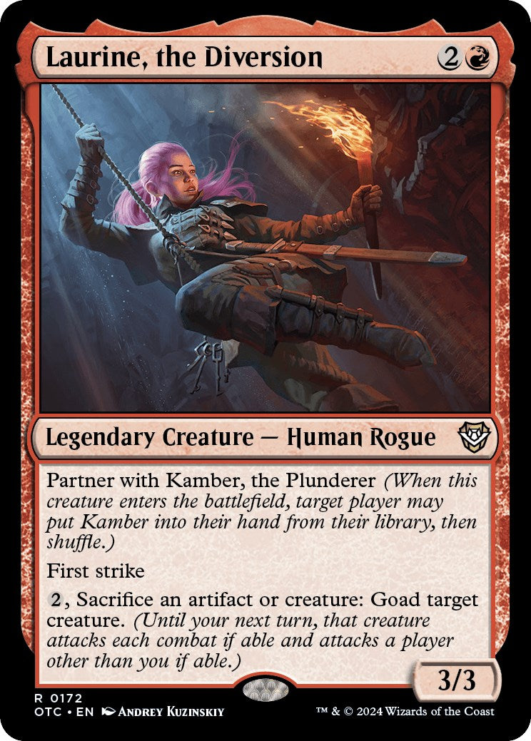 Laurine, the Diversion [Outlaws of Thunder Junction Commander] | Gamer Loot