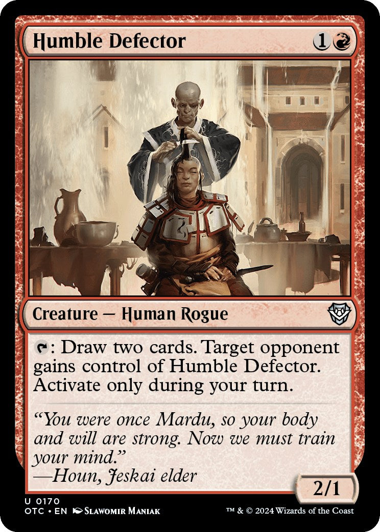 Humble Defector [Outlaws of Thunder Junction Commander] | Gamer Loot