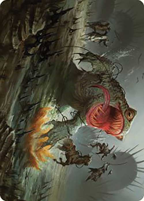 The Gitrog, Ravenous Ride Art Card [Outlaws of Thunder Junction Art Series] | Gamer Loot