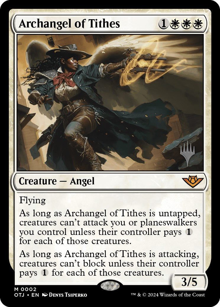 Archangel of Tithes (Promo Pack) [Outlaws of Thunder Junction Promos] | Gamer Loot