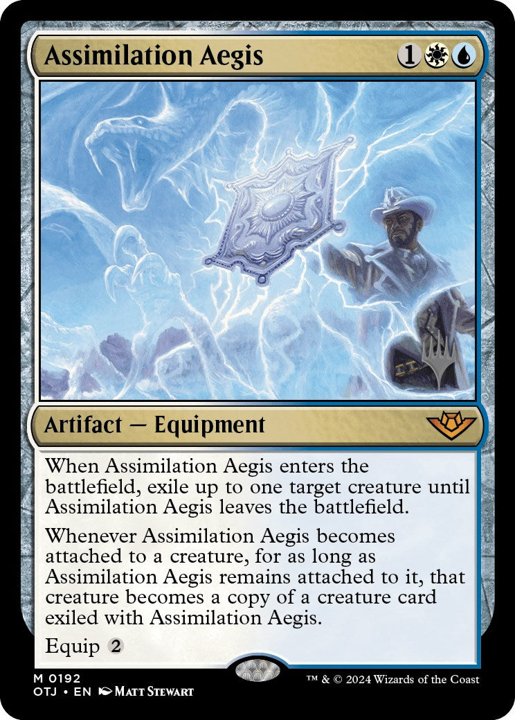 Assimilation Aegis (Promo Pack) [Outlaws of Thunder Junction Promos] | Gamer Loot