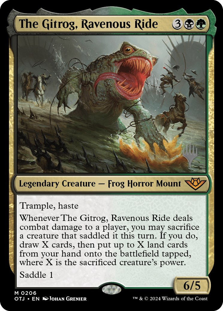 The Gitrog, Ravenous Ride (Promo Pack) [Outlaws of Thunder Junction Promos] | Gamer Loot