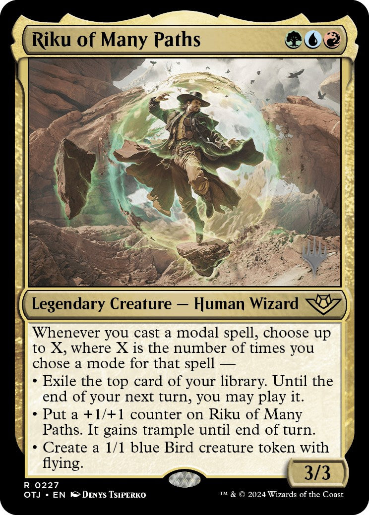 Riku of Many Paths (Promo Pack) [Outlaws of Thunder Junction Promos] | Gamer Loot