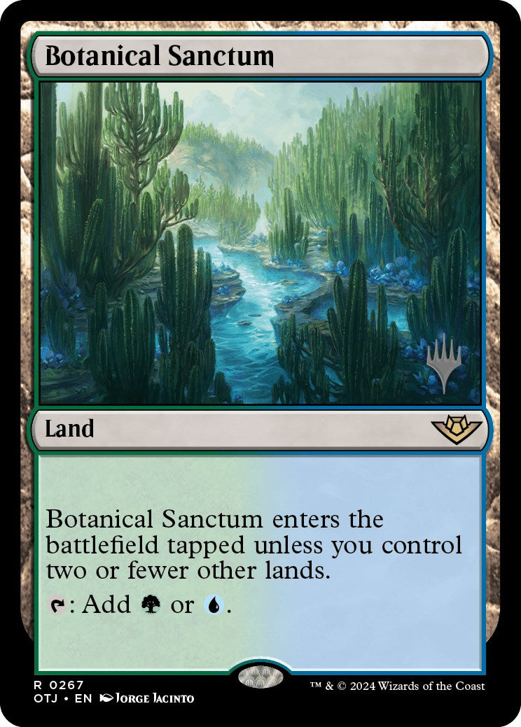 Botanical Sanctum (Promo Pack) [Outlaws of Thunder Junction Promos] | Gamer Loot