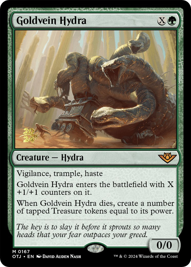 Goldvein Hydra [Outlaws of Thunder Junction Prerelease Promos] | Gamer Loot