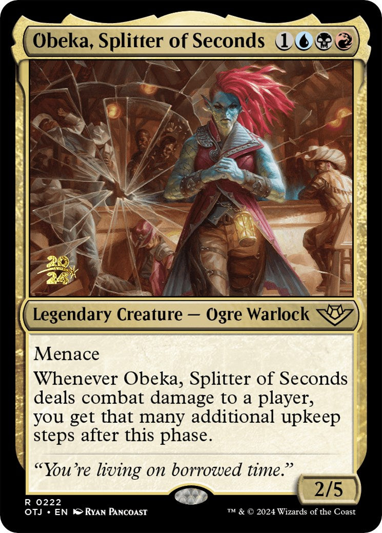 Obeka, Splitter of Seconds [Outlaws of Thunder Junction Prerelease Promos] | Gamer Loot