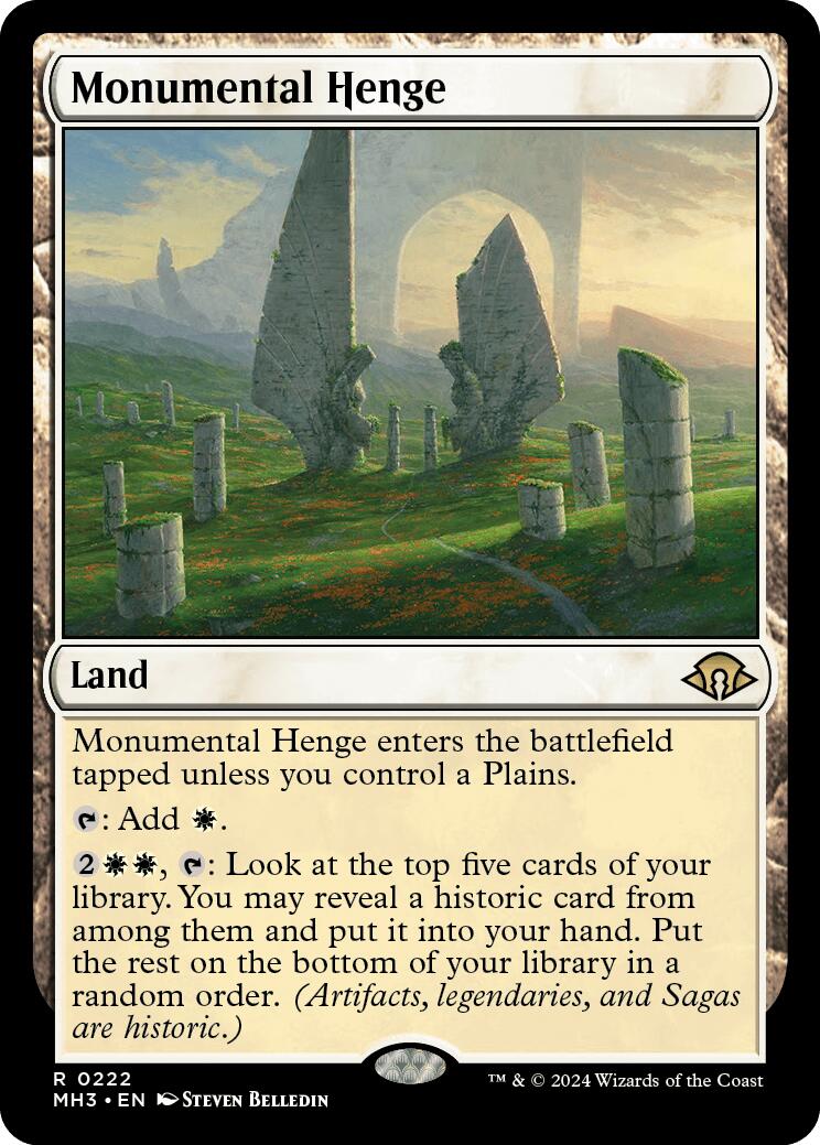 Monumental Henge [Modern Horizons 3] | Gamer Loot