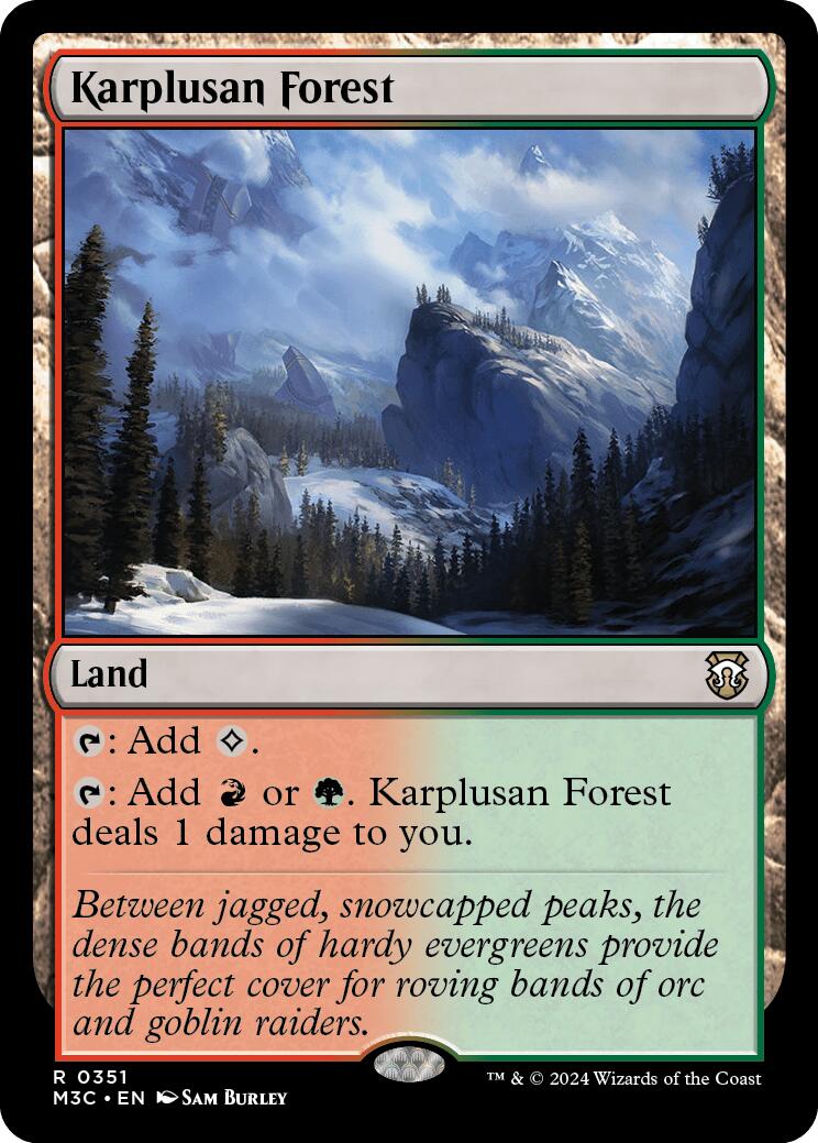 Karplusan Forest [Modern Horizons 3 Commander] | Gamer Loot