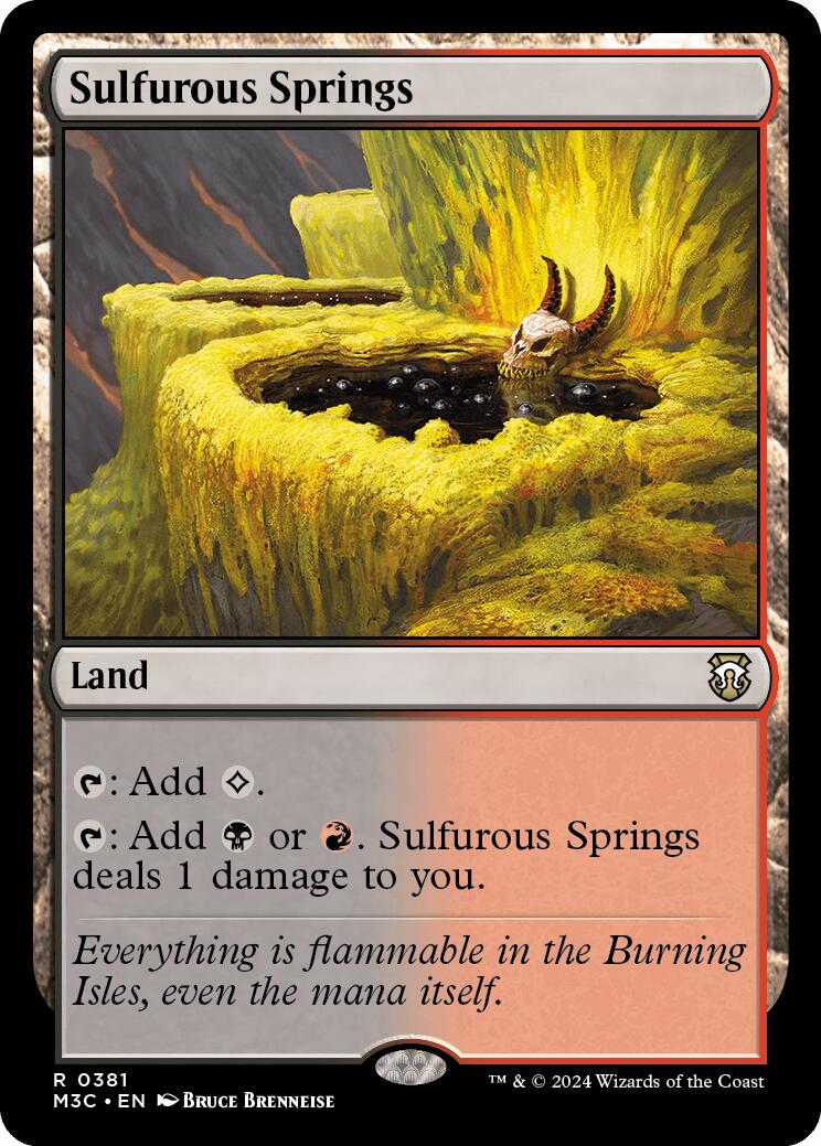 Sulfurous Springs [Modern Horizons 3 Commander] | Gamer Loot