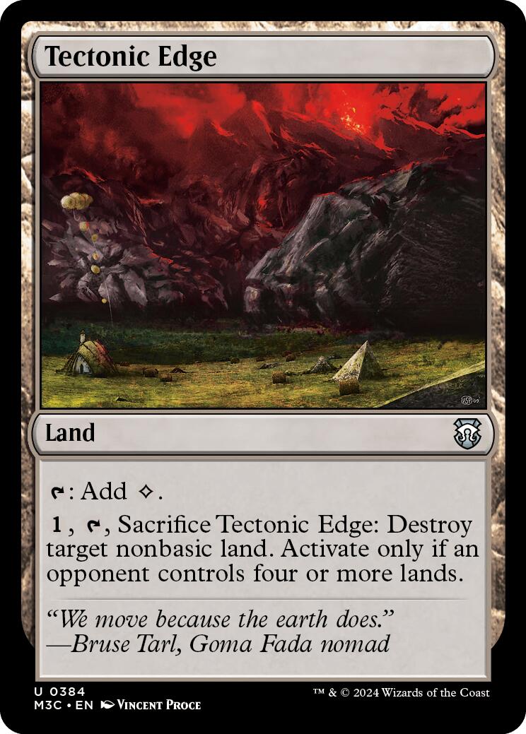 Tectonic Edge [Modern Horizons 3 Commander] | Gamer Loot