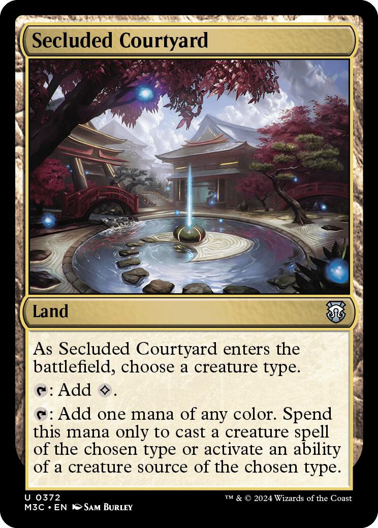 Secluded Courtyard [Modern Horizons 3 Commander] | Gamer Loot