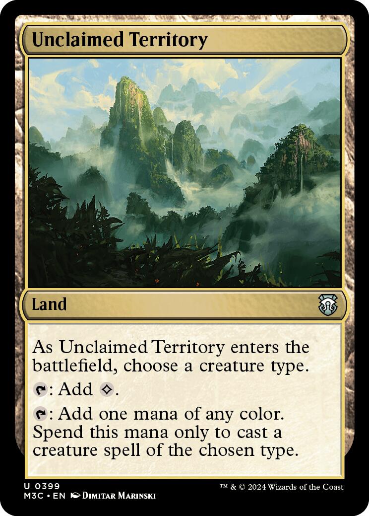 Unclaimed Territory [Modern Horizons 3 Commander] | Gamer Loot