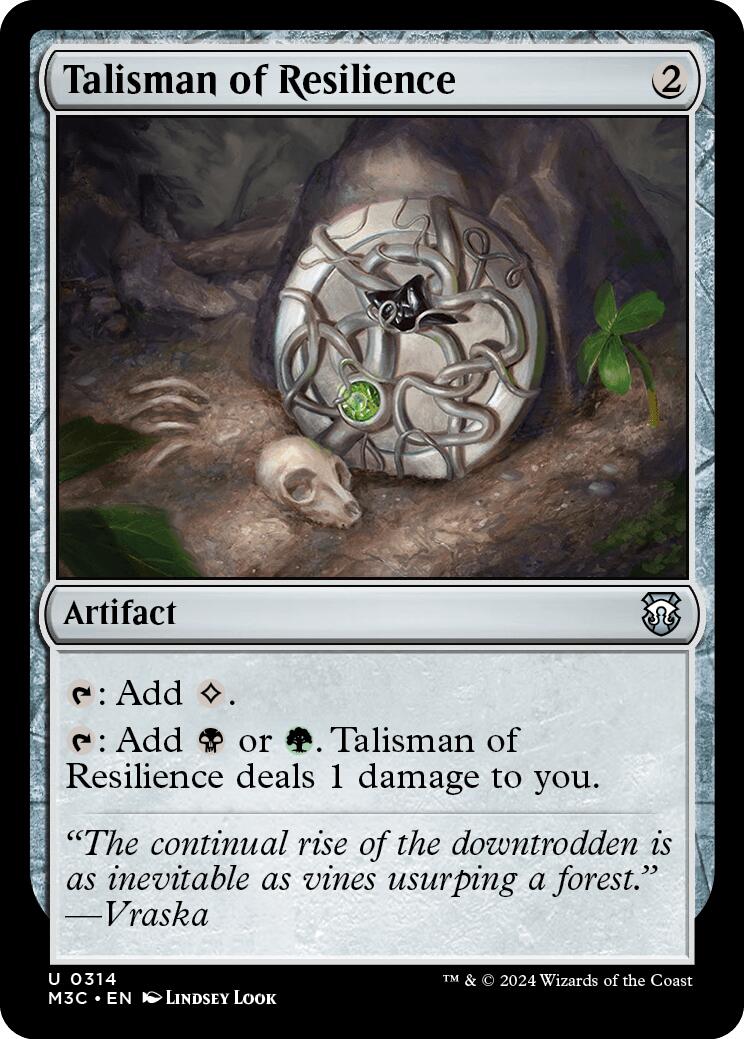 Talisman of Resilience [Modern Horizons 3 Commander] | Gamer Loot