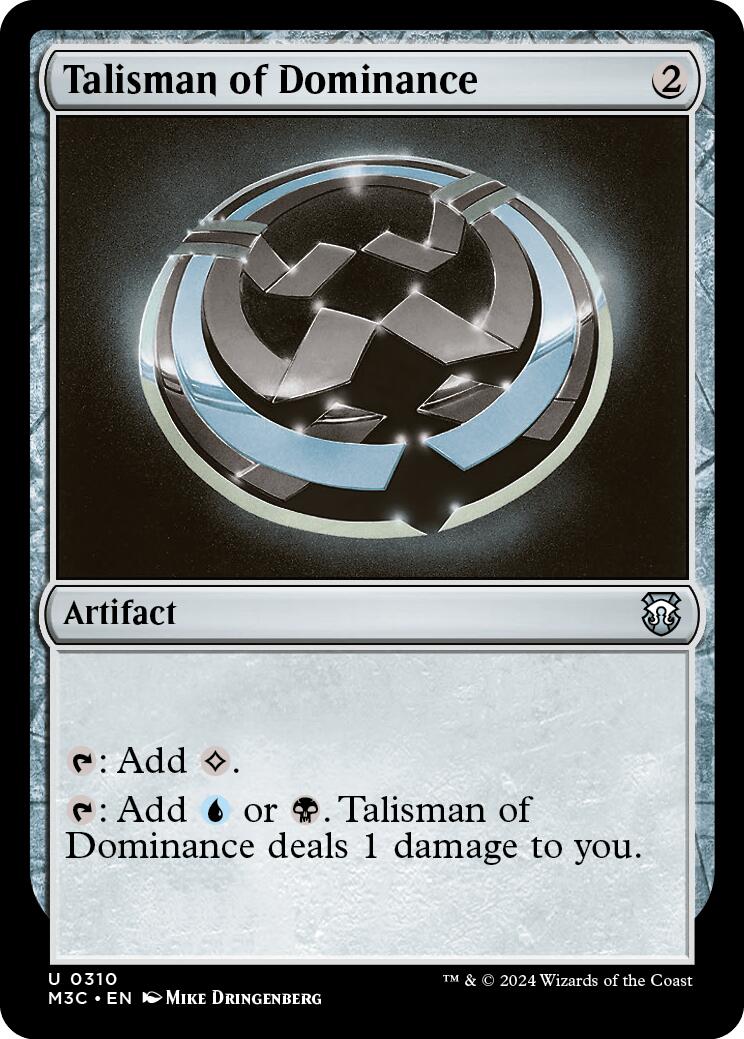 Talisman of Dominance [Modern Horizons 3 Commander] | Gamer Loot