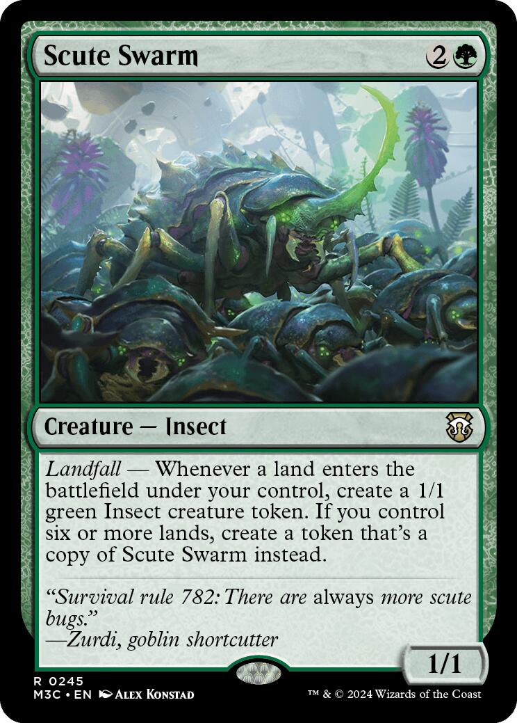 Scute Swarm [Modern Horizons 3 Commander] | Gamer Loot