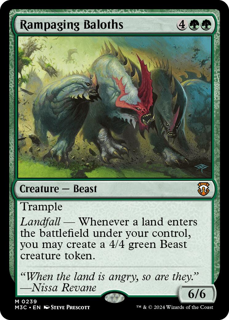 Rampaging Baloths [Modern Horizons 3 Commander] | Gamer Loot