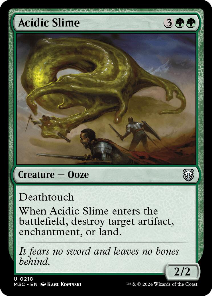 Acidic Slime [Modern Horizons 3 Commander] | Gamer Loot